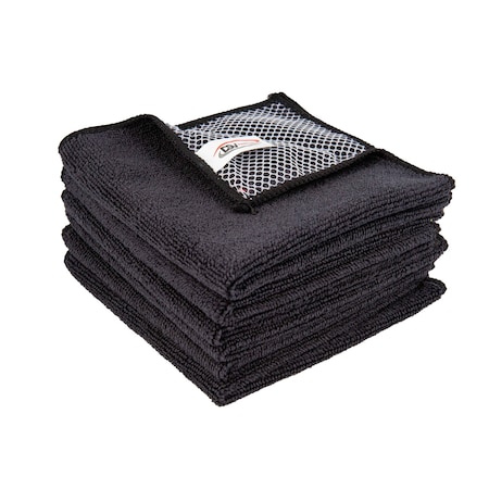 Dsv Standard Microfiber Dish Cloth with Poly Scour, 6PK 86111